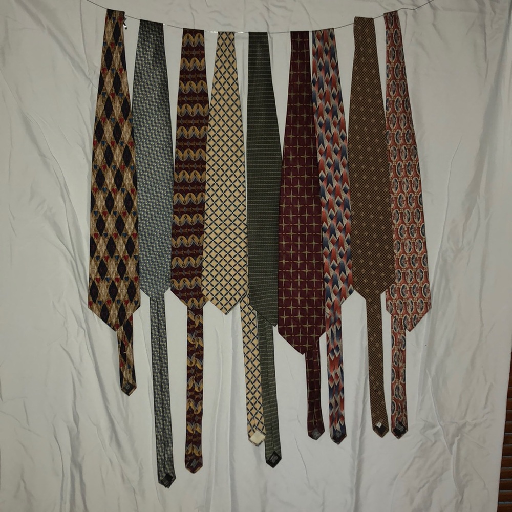 Lot of 9 ties
